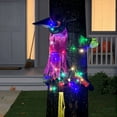 thumbnail image 6 of Xinwanna Crashing Witch Into Tree Halloween Decoration with LED Light Outdoor Lighted Flying Witch for Tree Yard Patio Porch Decoration (Type B), 6 of 13