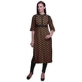thumbnail image 1 of Bimba Kurta Imprimée Tunique Droite Hauts Femmes Tenue d'Été Kurti pour Dames, 1 of 5