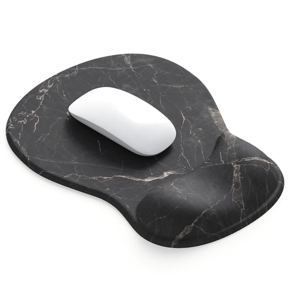 Premium Ergonomic Mouse Pad with Gel Wrist Rest Support, Comfortable Non-Slip Desk Mat for Home Office Computer Notebook & Game Use
