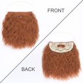 thumbnail image 3 of Barba y bigote Yan Dream para hombre, largo, rizado, rojo jengibre, 3 of 5
