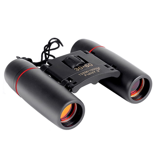 Binoculares Pequeñas gafas de ópera Compact Binoculares Permiso de agua doméstica exterior para viajes al aire libre Caza de turismo 30x60 Noticed OD003574-00B