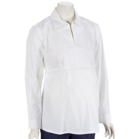 Embroidered Cotton Maternity Blouse