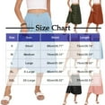 thumbnail image 2 of cocolona Womens Skirts for Women Summer Elastic Waist Button Pleated Flowy Midi Skirts Fashion Casual Loose Beach Vacation Skirts with Pockets M, 2 of 6