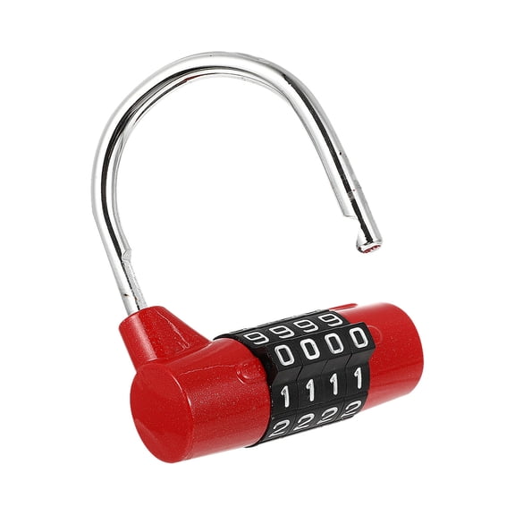 NIAIZEK Zinc Alloy Combination Door Lock with 4-Digit Code, Secure 1-Pack Padlock for Home, Office, Gym, and Locker