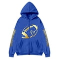 thumbnail image 5 of Bovemsi Sweatshirt for Women Zip Up Hoodie Oversized Casual Long Sleeve Football Jacket Sunday Funday Mom Tops Zip Up Hoodie, 5 of 5