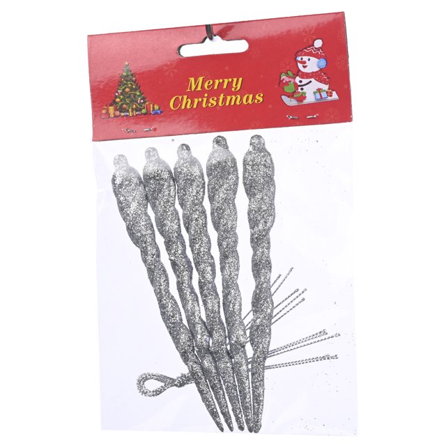 Suministros de decoración navideña, colgante de barra de hielo colorido, colgante creativo, palo mágico, pieza colgante, pequeño adorno colgante de hilo de árbol