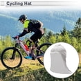 thumbnail image 2 of Sombrero de ciclismo absorbe sudor, forro de casco transpirable de tela de malla gris claro 27x37cm/10.63"x14.57" 1 Pcs, 2 of 6