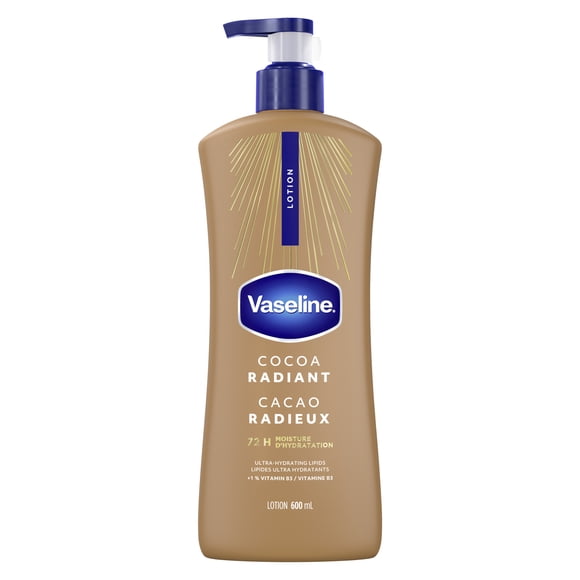 Vaseline Intensive Care™ 48H moisture + ultra hydrating lipids Cocoa Radiant Body Lotion, 600ML