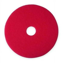 1pack 3M 5100 Cleaning and Buffing Pad, 14 In, Red, PK5