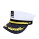 thumbnail image 1 of Sombrero Ajustable Capitan Marinero Gorro Gorra Yate Laure 1 pzs, Blanco, 1 of 5