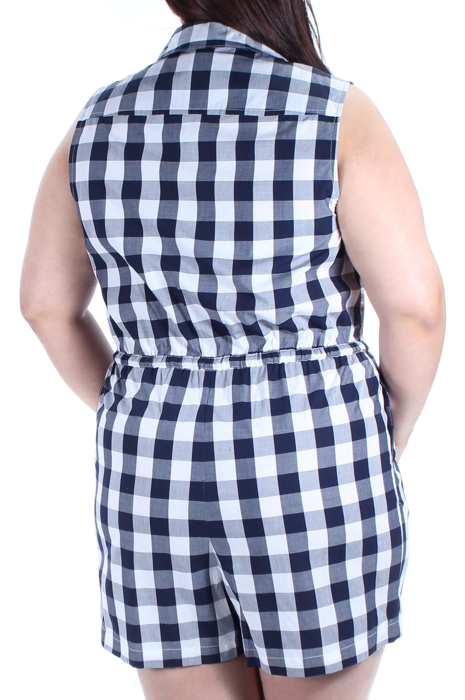 【Maison Marelle romper BAC gingham】 Maison Marelle romper BAC gingham】 Maison Jules Gingham Romper