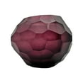 thumbnail image 3 of Bergamo Art 4" Wide Decorative Handmade Purple Abstract Bud Glass Vase Set of 2, 3 of 7