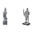 thumbnail image 1 of Estatua De Caballero Guan Yin, Adorno De Piedra Coleccionable, Estilo Chino, Feng Shui, Budista, Vintage, Creativa, Para Mesa, Para Interior, Pasillo, Dormitorio, Chimenea, Entrada,, 1 of 8