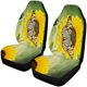 thumbnail image 1 of Juego de 2 fundas de asiento de coche mariposa en girasol ABPHQTO Protector universal para asientos delanteros, 1 of 3