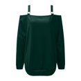 thumbnail image 4 of EDFBUYKRS Womens Sparkly Long Sleeve Sequin Top Glitter Blouse for Holiday Evening Party Club Night Mock Neck Concert Shirts Xxl, 4 of 5