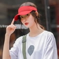 thumbnail image 4 of Unisex Solid Color Baseball Cap, Adjustable Vintage Style Polyester Hat for Tennis, Outdoor Sports and Daily Casual Wear, Breathable Sun Protection Cap for Men and Women, 4 of 4