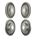 thumbnail image 1 of Genius Front Rear Coated Disc Brake Rotors Kit for Car 2006-2010 2012-2017 Mazda 5 KG-100960, 1 of 9