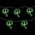 thumbnail image 3 of Northlight LED Palm Tree Patio Light Set - Green - 4' Clear Wire - 10ct, 3 of 7