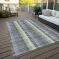 thumbnail image 6 of Addison Rugs Chantille Indoor/Outdoor Transitional Plaid Pewter Washable Rectangle Rug, 8' x 10', 6 of 6