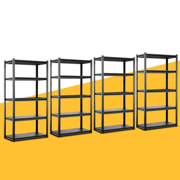 Set of 4 Raybee 2000lbs Industrial Shelving for Garage Basement Storage