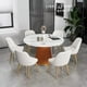 thumbnail image 2 of Small Apartmen Dining Table Round Center Nordic White Coffee Tables Chairs Organizer Muebles Living Room Furniture My Lux Decor Round, 2 of 16