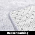 thumbnail image 3 of Blush Round Rug For Bedroom, Blue Fluffy Circle Rug For Kids Room,furry Carpet Blanket-SinKeeU, 3 of 4