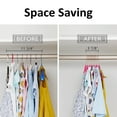thumbnail image 5 of VECELO 100 Pack Velvet Non-Slip Heavy Duty Adult Hangers with 360° Swivel Hook, Ultra-Thin Space Saving Clothes Organizer for Coats Shirts Dresses Closet Storage-Red, 5 of 12