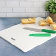 thumbnail image 6 of Martha Stewart Everyday Fayer Polypropylene 18in x 13in Cutting Board in White, 6 of 6