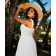 thumbnail image 3 of Vestido Pinup Fashion, blanco, verano, talla grande 2025 para mujer, 3 of 5
