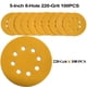 thumbnail image 3 of Discos de lijado Aiyard, 5 pulgadas, 8 orificios, gancho y bucle, 220 granos x100, 3 of 7