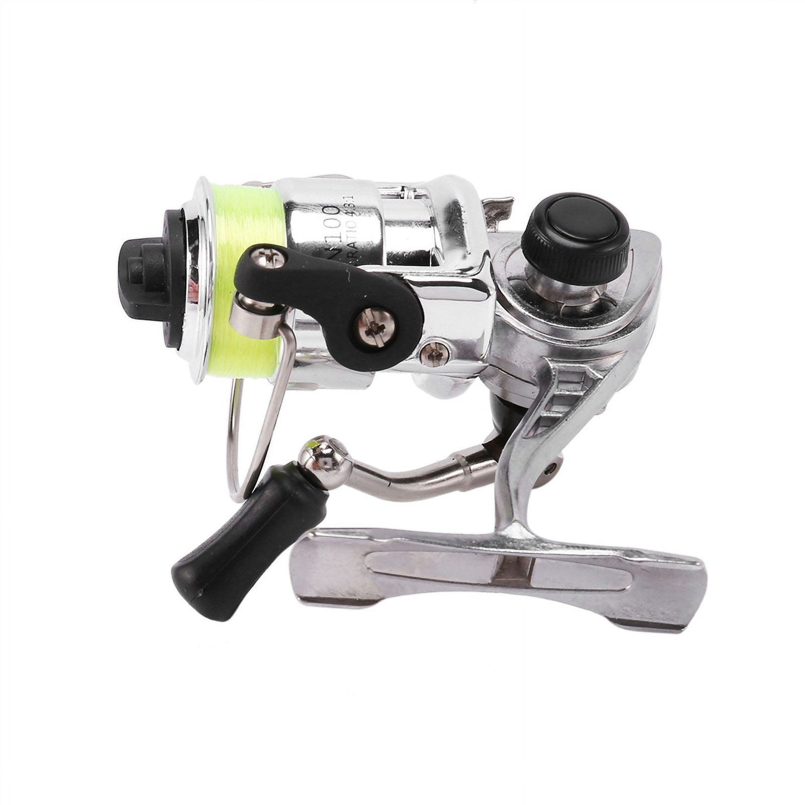 3X Mini 100 Pocket Fishing Reel Fishing Tackle Small Reel 4.3:1 Metal Wheel Pesca Small Reel