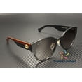thumbnail image 3 of GUCCI GG1304SK 001 Oval Panthos Black Havana Grey 56 mm Women's Sunglasses, 3 of 4