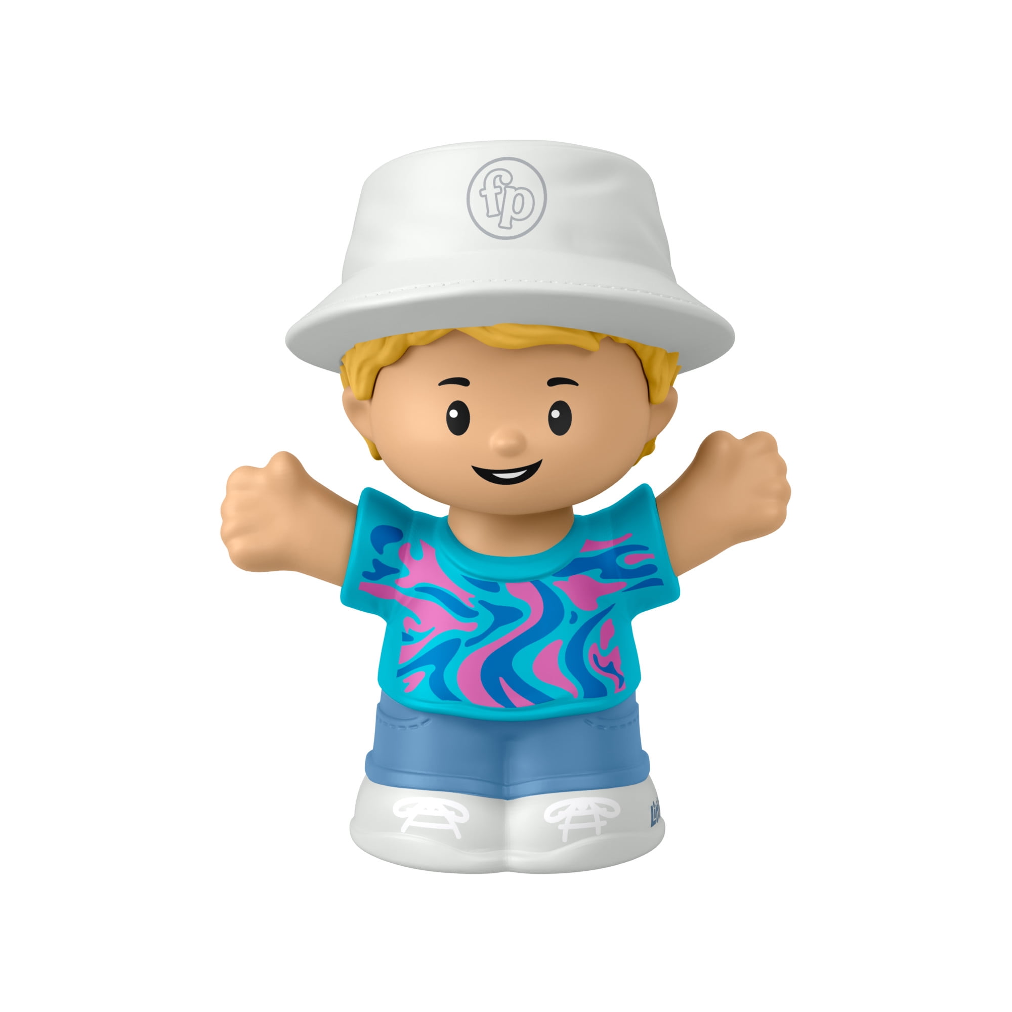 Fisher-Price Little People Boy in Tie-Dye Figure for Toddlers & Preschool Kids