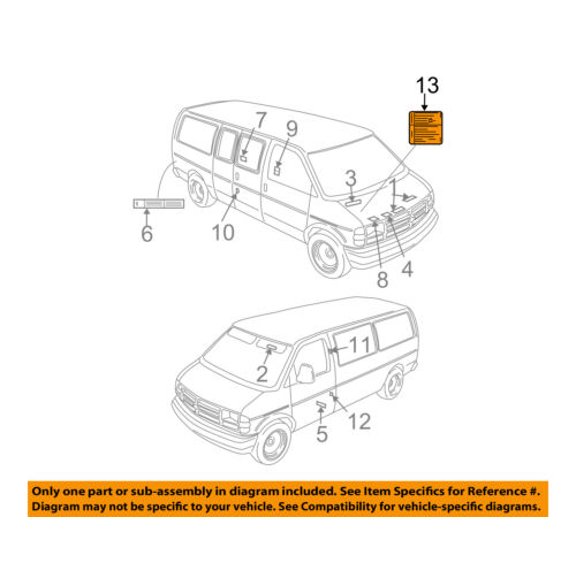 GM OEM Labels-Information or Warning Sticker 25756444