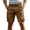 E6-Light Brown, variant on Men's Cargo Shorts Elastic Waistband Drawstring Shorts Pants Summer Outdoor Work Casual Lightweight Big and Tall Cargo Shorts with Multi-Pocket Quick Dry Pants,Brown XL