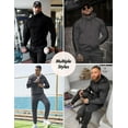 thumbnail image 2 of COOFANDY Men's Hooodie Tracksuit Sets Full Zipper Jogger Suits Casual 2 piece Sweatsuit Sport Gym Drawstring Sports Set, 2 of 6
