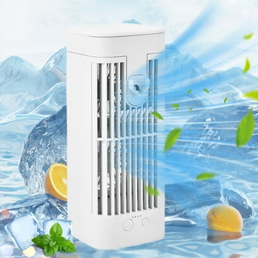 AZOON Evaporative Air Cooler,Portable Air Conditioner,Cooling Fan for Bedroom,Quiet Personal Box Fans for Home Room Desktop Clearance,Oscilating Desk Fan