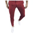 thumbnail image 1 of PEASKJP Mens Dress Pants Open Bottom Athletic Pants for Jogging, Workout, Gym, Running, Training, Red S, 1 of 5