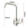 thumbnail image 2 of Bgsha 304 Stainless Steel Kitchen Faucet Sink Faucet Tap Cold and Hot Mixer Tap, 2 of 8