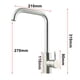 thumbnail image 2 of 304 Stainless-Steel Kitchen Faucet Hot Cold Water Mixer Single Handle Pull Out Sink Faucet Deck Mounted Water-Taps, 2 of 9