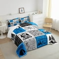 thumbnail image 3 of Blue Rv Bedding Set Twin Rustic Camper Decor Comforter Set Camping Bunk Accessories For Camper Car Rv Comforter For Travel Trailers Country Buffalo Plaid Pine Tree Arrow Bed Set, 3 of 7