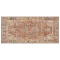 thumbnail image 1 of Mainstays Vintage Distressed Persian Area Rug, Rust Red, 2 ft x 4 ft, Machine Washable, for Bathroom, Bedroom, Hallway, Kitchen., 1 of 5