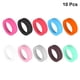 thumbnail image 3 of 10 posavasos redondos de silicona con funda protectora para botellas de agua (colores variados, grande), 3 of 5