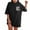 Black D, variant on Elainilye Fashion Shirts for Women Oversized T Shirts Plus Size Slogan Graphic Drop Shoulder Short Sleeve Tops Summer Loose Tees,Black