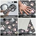thumbnail image 3 of Pofeuu Colorful Paws Of Dog Print Flannel Doormats Rug16"x24"Rug Washable Doormats Indoor Outdoor Rugs for Layered Front Door Mats, Porch, Kitchen, Entryway, 3 of 7