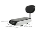 thumbnail image 2 of OULII 1 Set Bicycle Backseat with Backrest Shape for Daily Use and Easy to Clean, 2 of 8