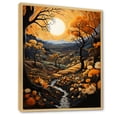 thumbnail image 2 of Designart "Gold Autumn Countryside Harvest art painting II" Landscape & Nature Floater Framed Canvas Wall Art, 2 of 7