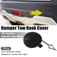 thumbnail image 2 of Unique Bargains Car Rear Bumper Towing Tow Eye Hook Cover Cap Fit for Volkswagen Golf 2015-2017 Black, 2 of 7