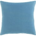 thumbnail image 2 of Toulouse TUE-001 18"H x 18"W Square Pillow Cover in Dark Blue and Denim, 2 of 3