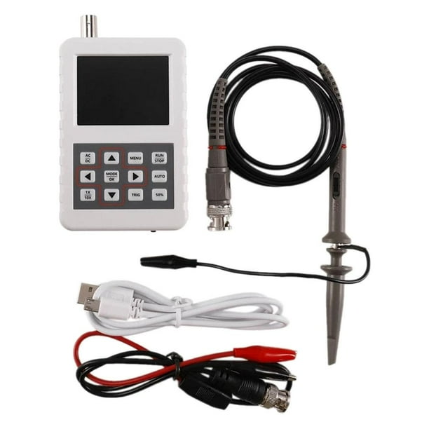 Mini osciloscopio digital de 5 MHz de ancho de banda analógico, multímetro de pantalla LCD de pulgadas para reparación de electrodomésticos, - PRO P6100 Yotijar Osciloscopio de mano